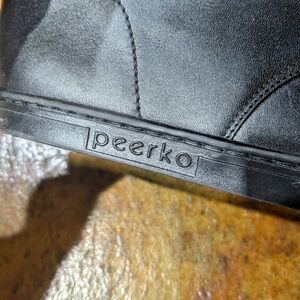 Peerko Black Vegan Leather Shoes (Barefoot)